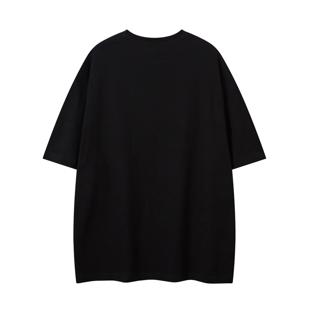 Y2K Portrait Print Graphic T-shirt