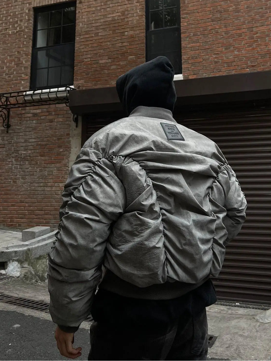 Y2K Retro Flight Baggy Bomber Jacket