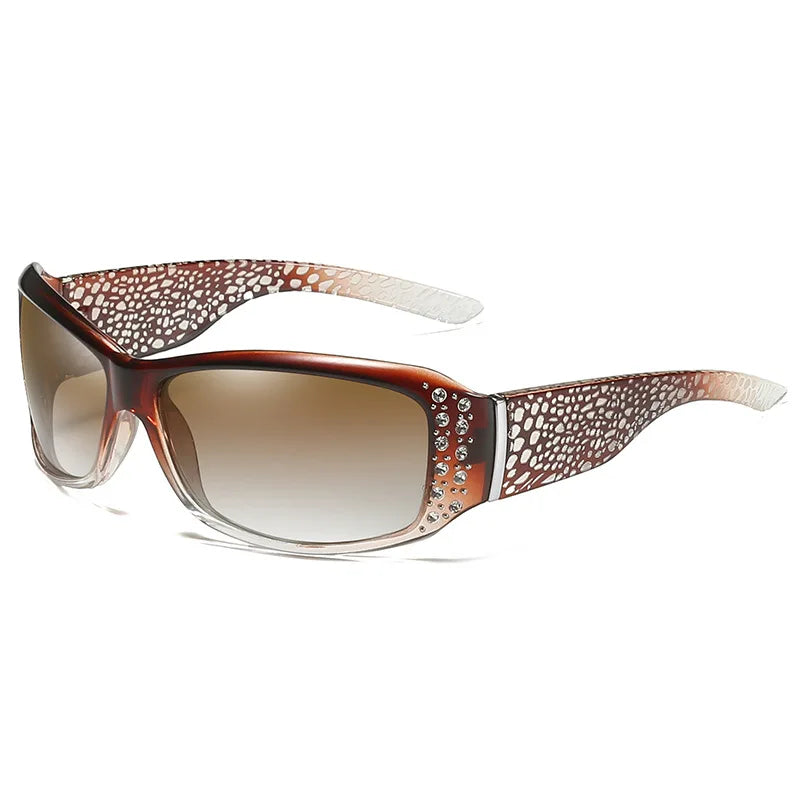 Y2K Rhinestone Decorated UV400 Sunglasses