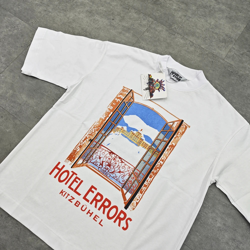 Y2K Scenic View Graphic Print Tee