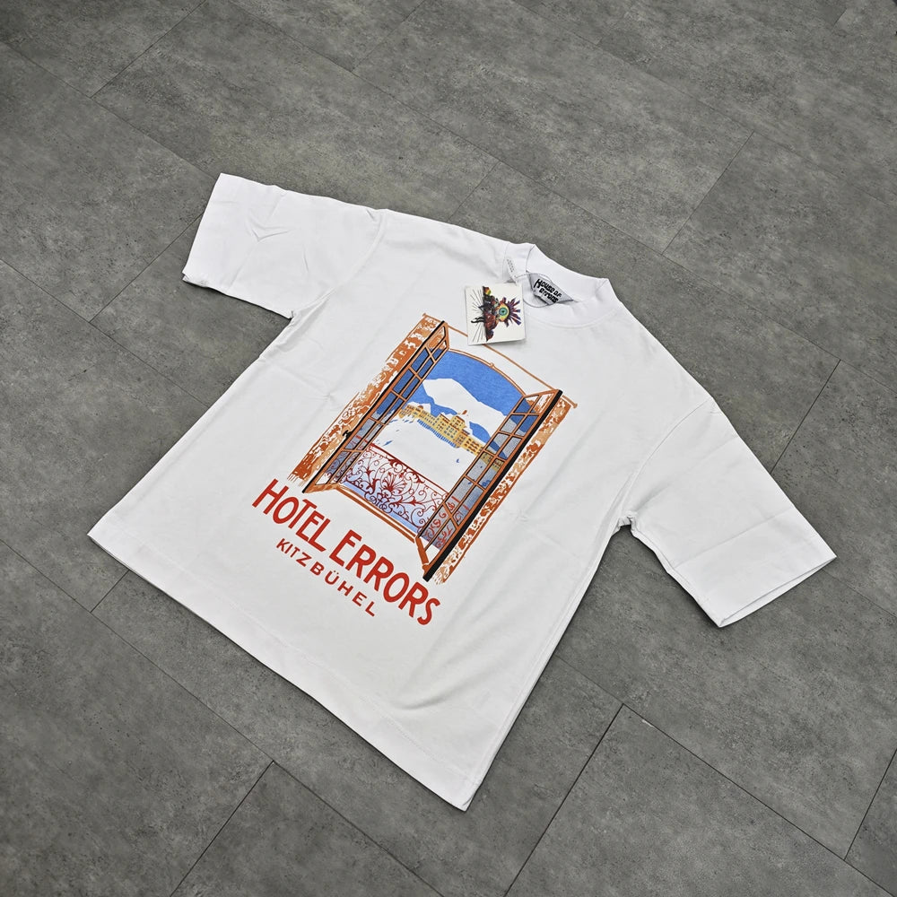 Y2K Scenic View Graphic Print Tee