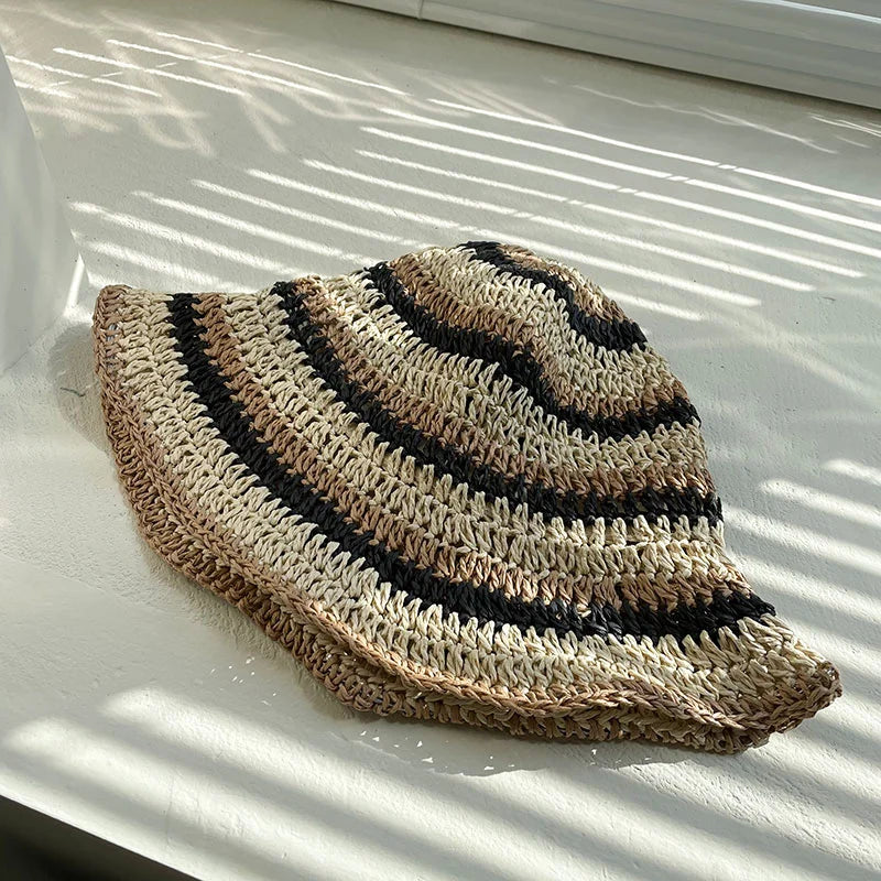 Y2K Seaside Knit Bucket Hat