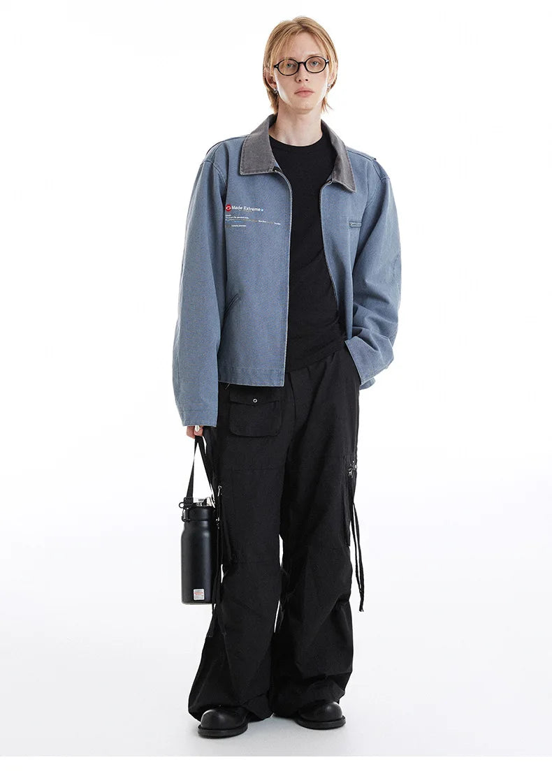 Y2K Short Homme Winter Jacket