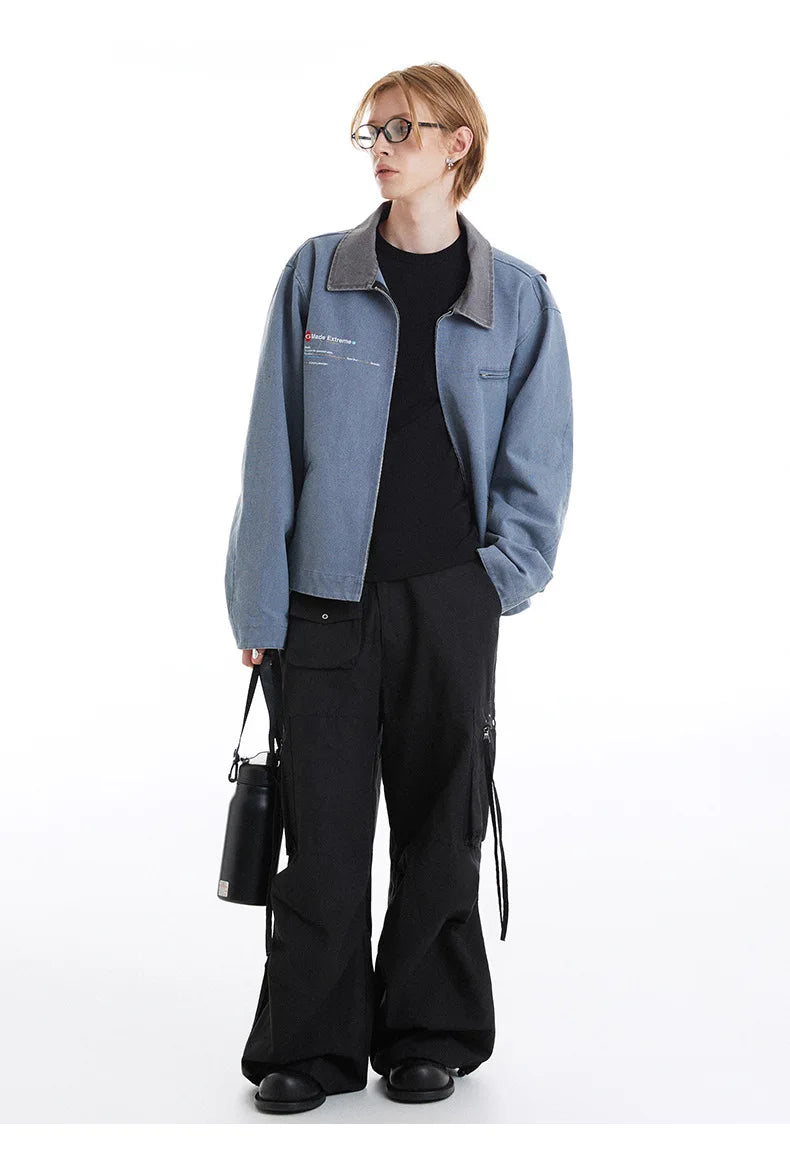 Y2K Short Homme Winter Jacket