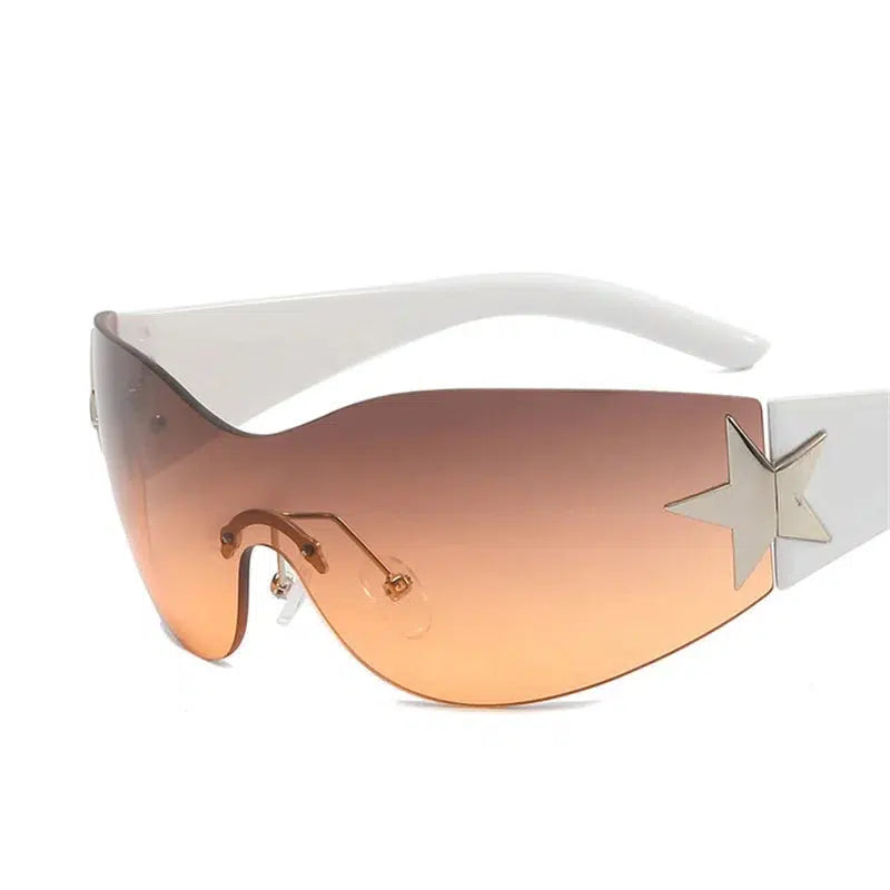 Y2K Silver Star Sunglasses