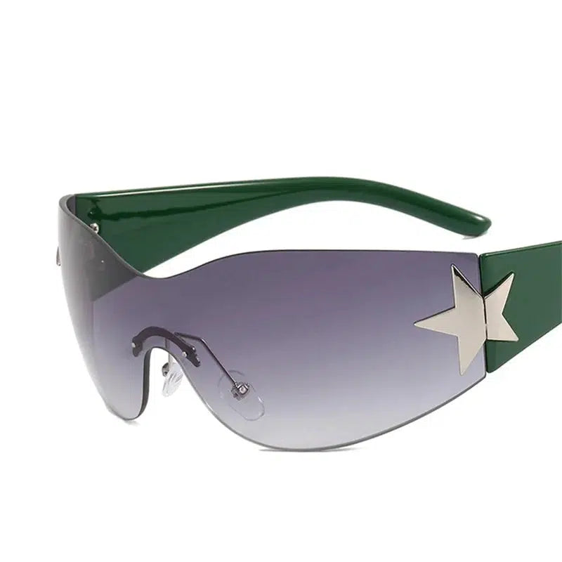 Y2K Silver Star Sunglasses