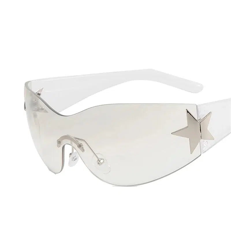 Y2K Silver Star Sunglasses