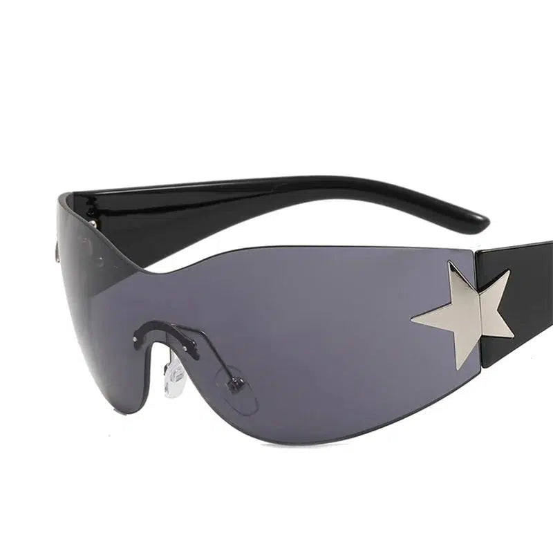 Y2K Silver Star Sunglasses