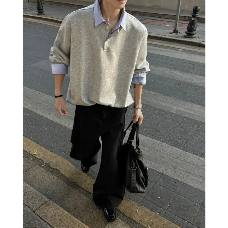 Y2K Spring Fake Two Pieces Jumper Sweater