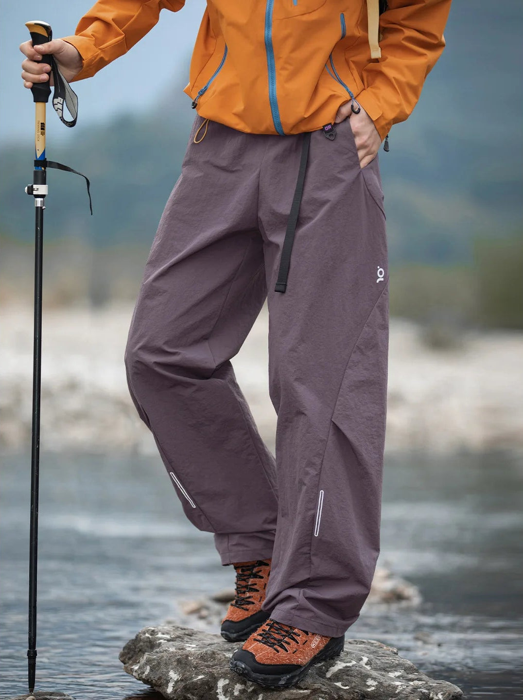 Y2K Spring Techwear Pleated Low Waist Cargo Parachute Trousers