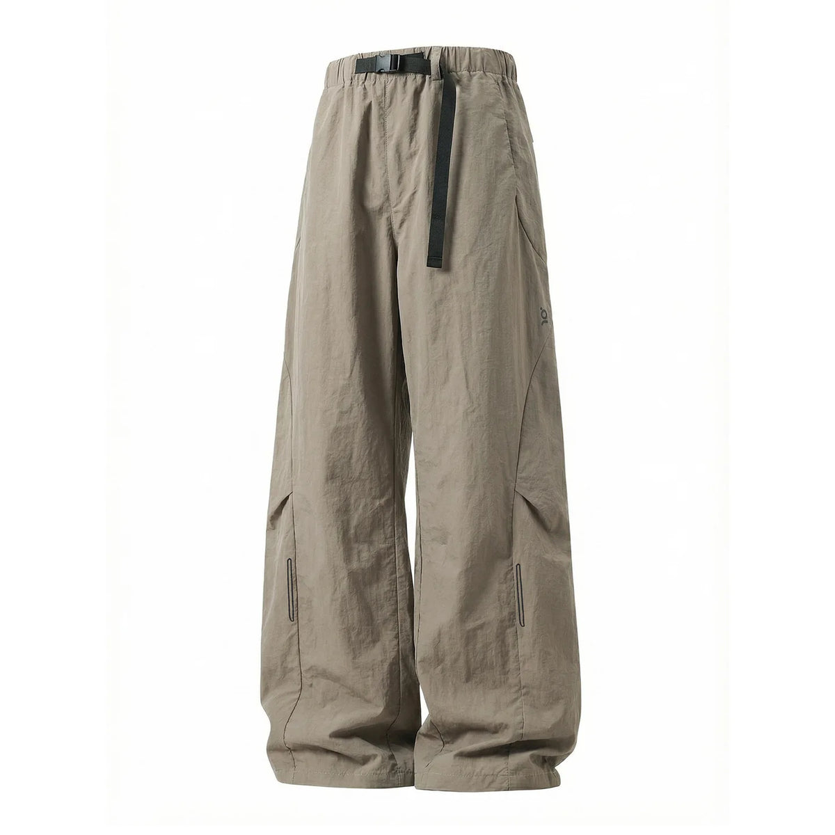 Y2K Spring Techwear Pleated Low Waist Cargo Parachute Trousers