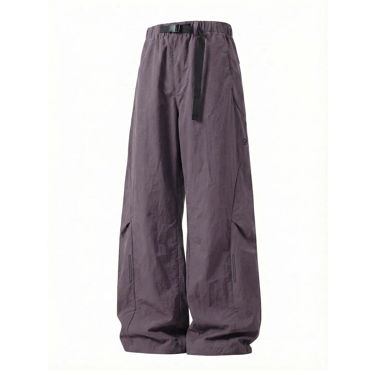 Y2K Spring Techwear Pleated Low Waist Cargo Parachute Trousers