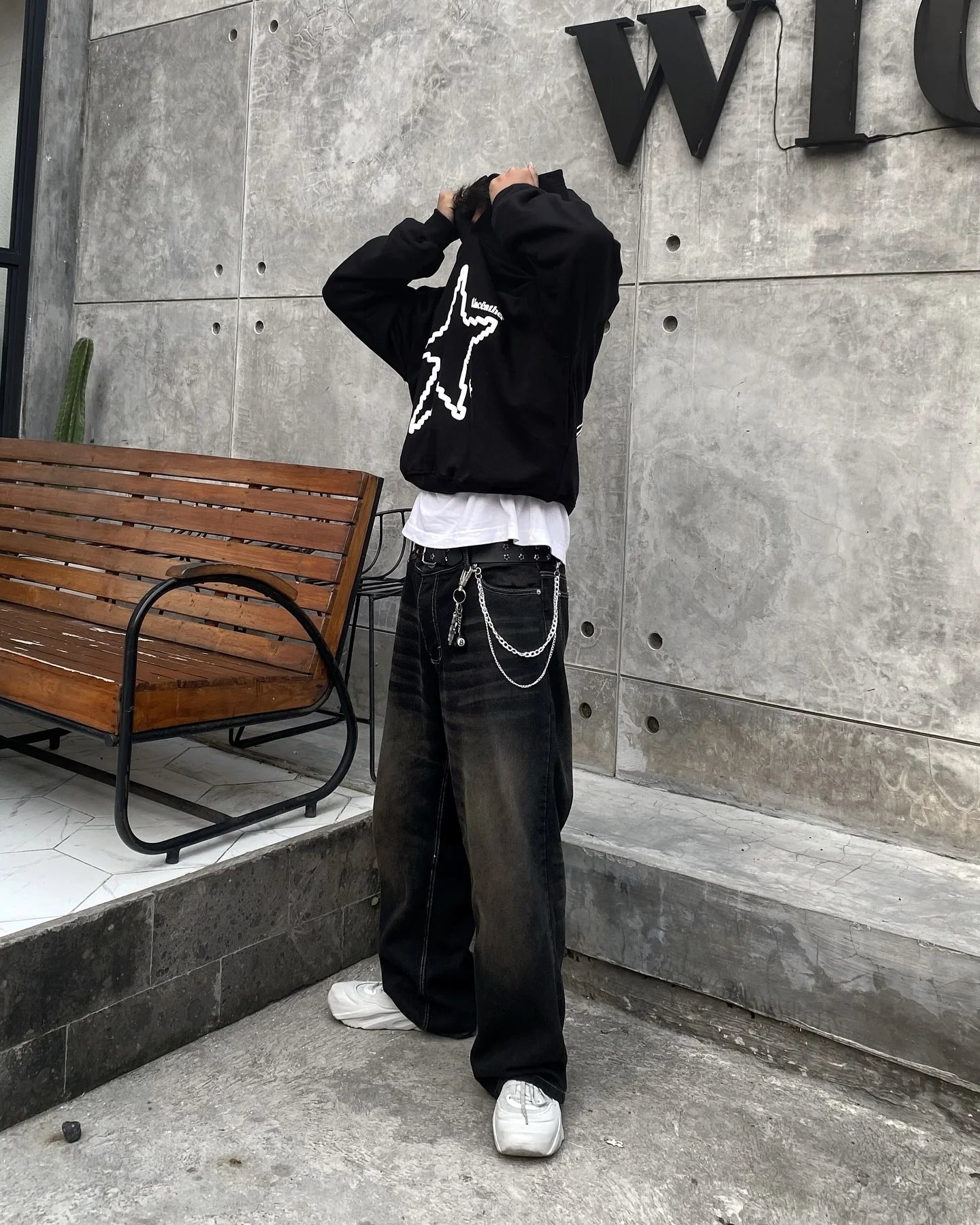 Y2K Stars Are Aligned Graphic Hoodie