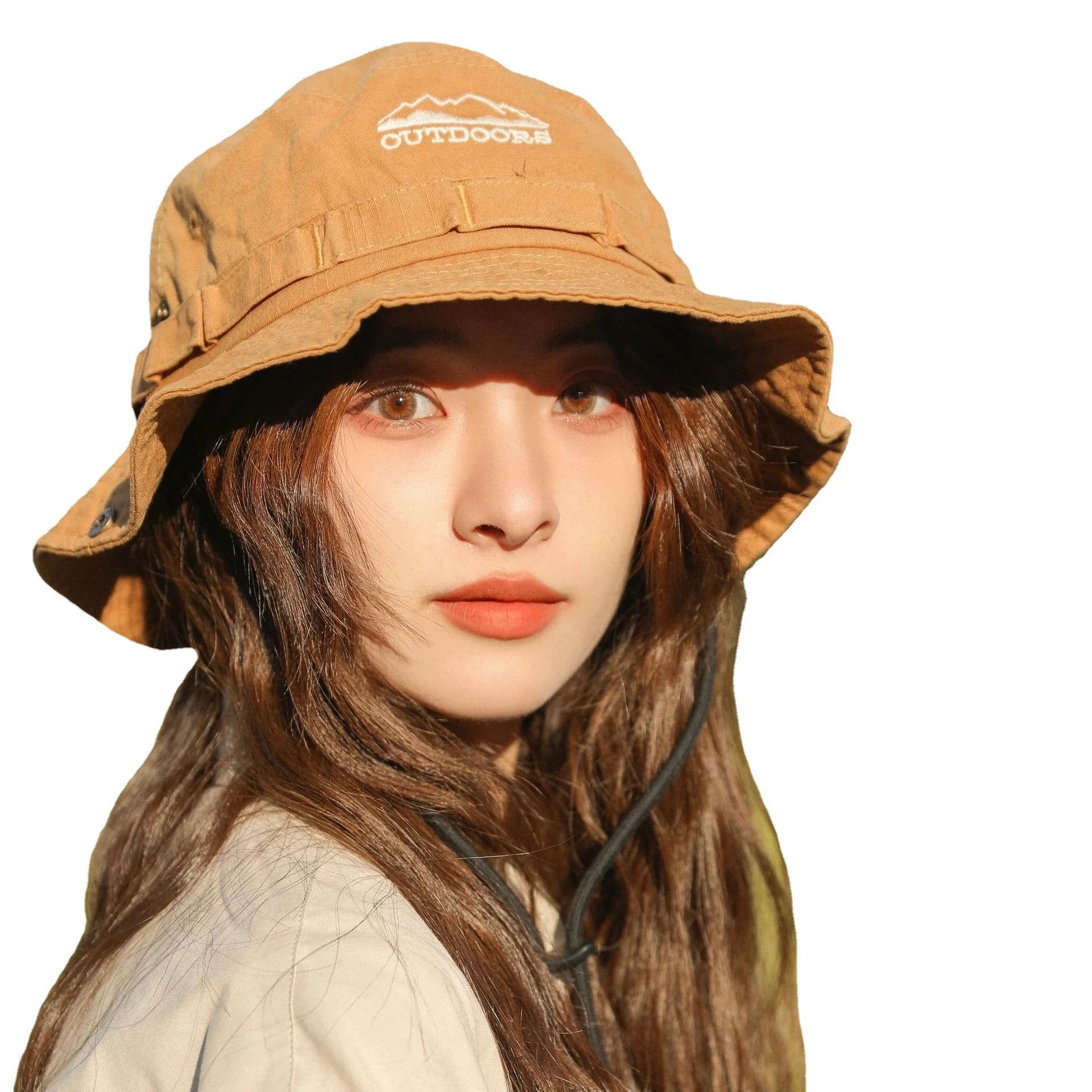 Y2K Stone-Washed Safari Bucket Hat