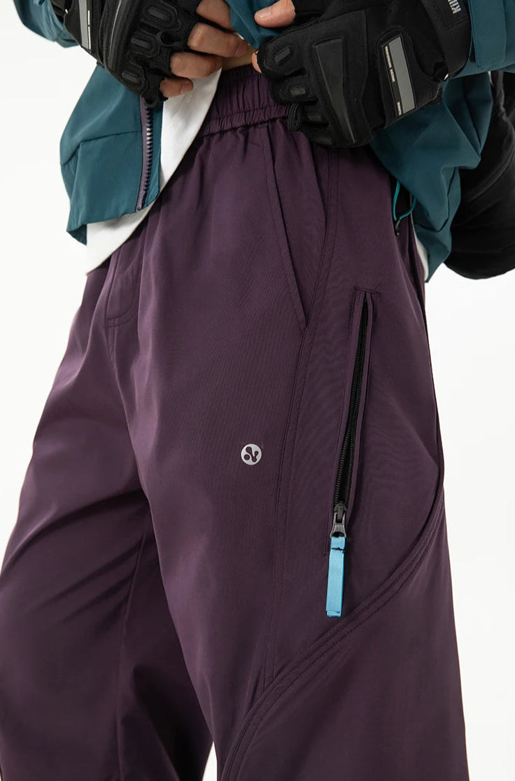 Y2K Straight Leg Parachute Trousers