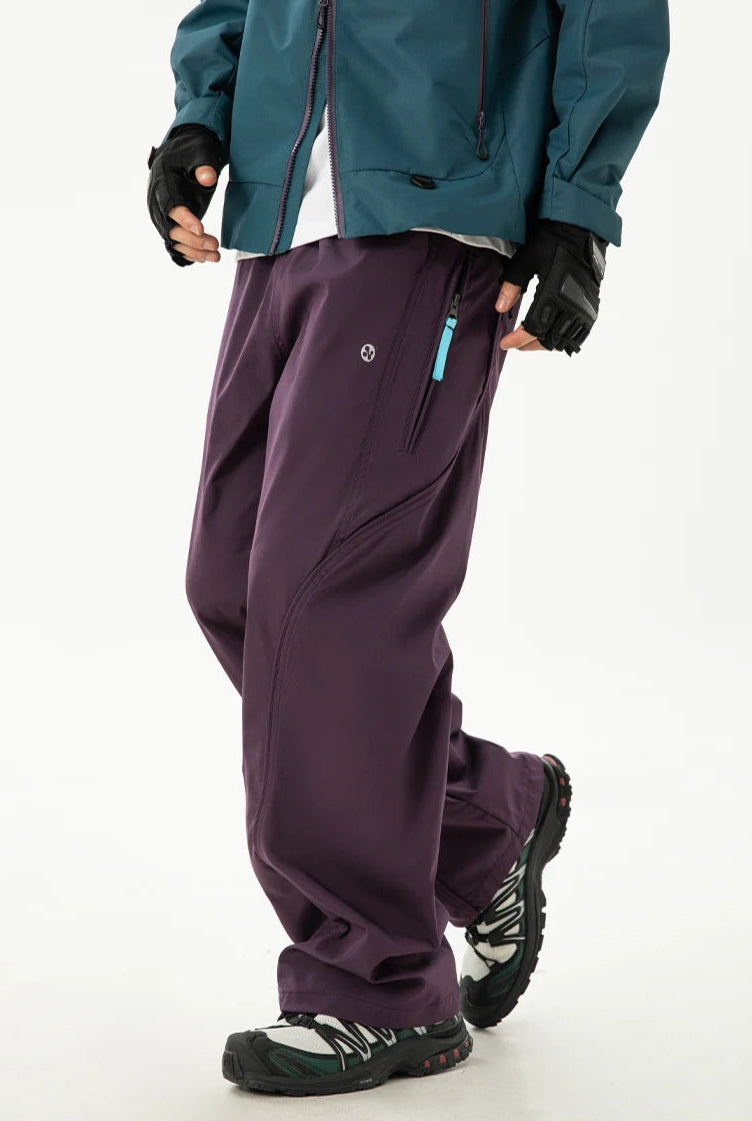 Y2K Straight Leg Parachute Trousers