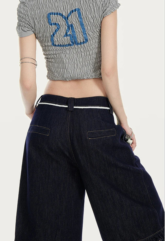 Y2K Streetwear Womens Denim Shorts Jorts
