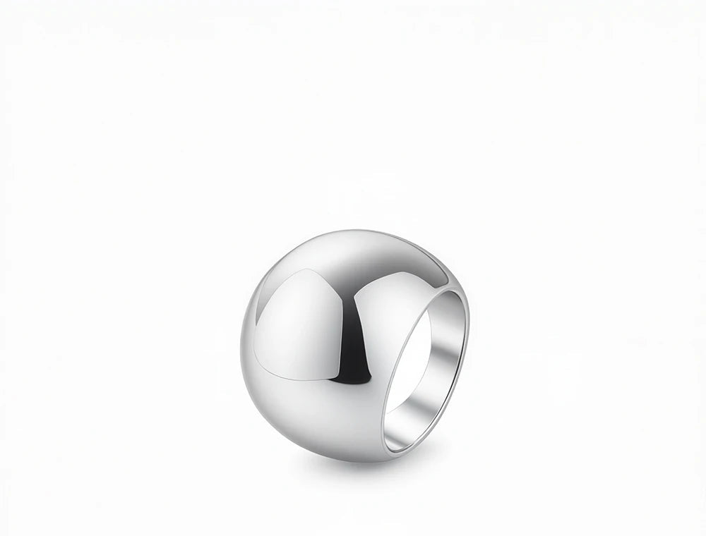Y2K Style Chunky Aesthetic Dome Ring