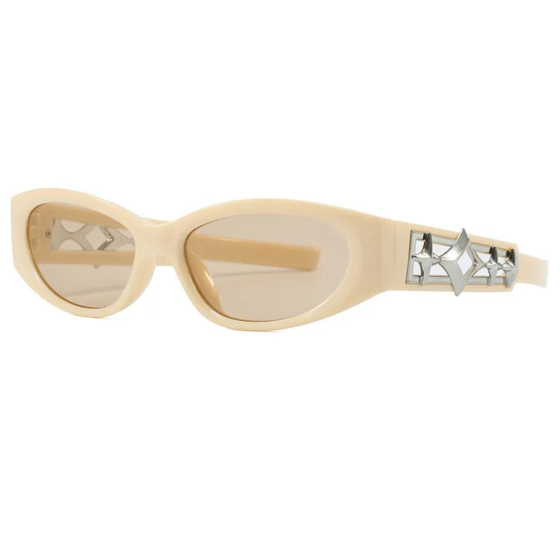 Y2K Style Star Futuristic Sunglasses
