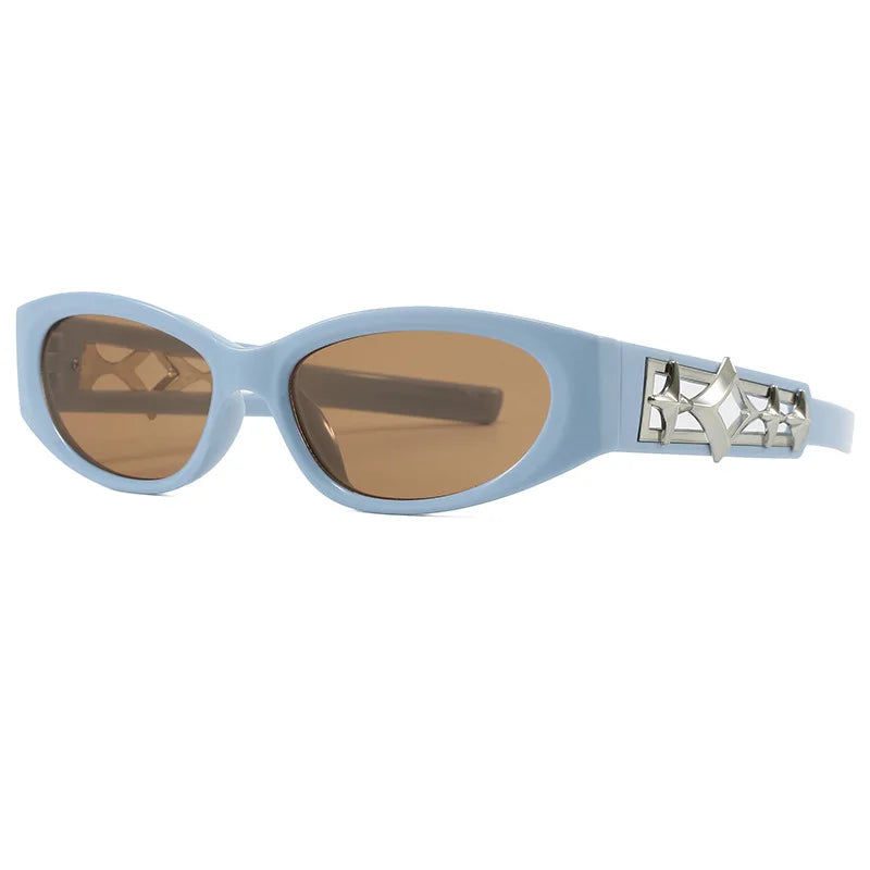 Y2K Style Star Futuristic Sunglasses