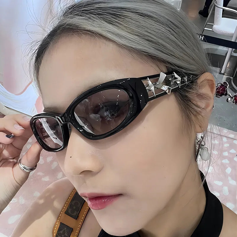 Y2K Style Star Futuristic Sunglasses