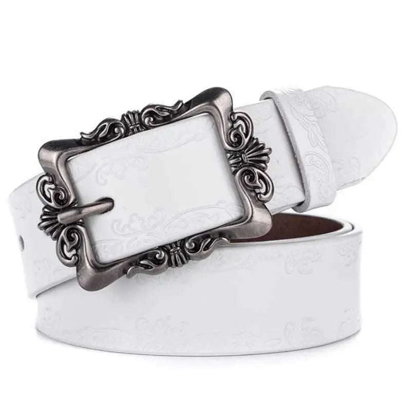 Y2K Subtle Intertwine Leather Belt