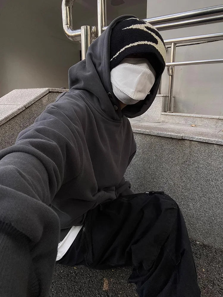 Y2K Subtle Waves Graphic Beanie