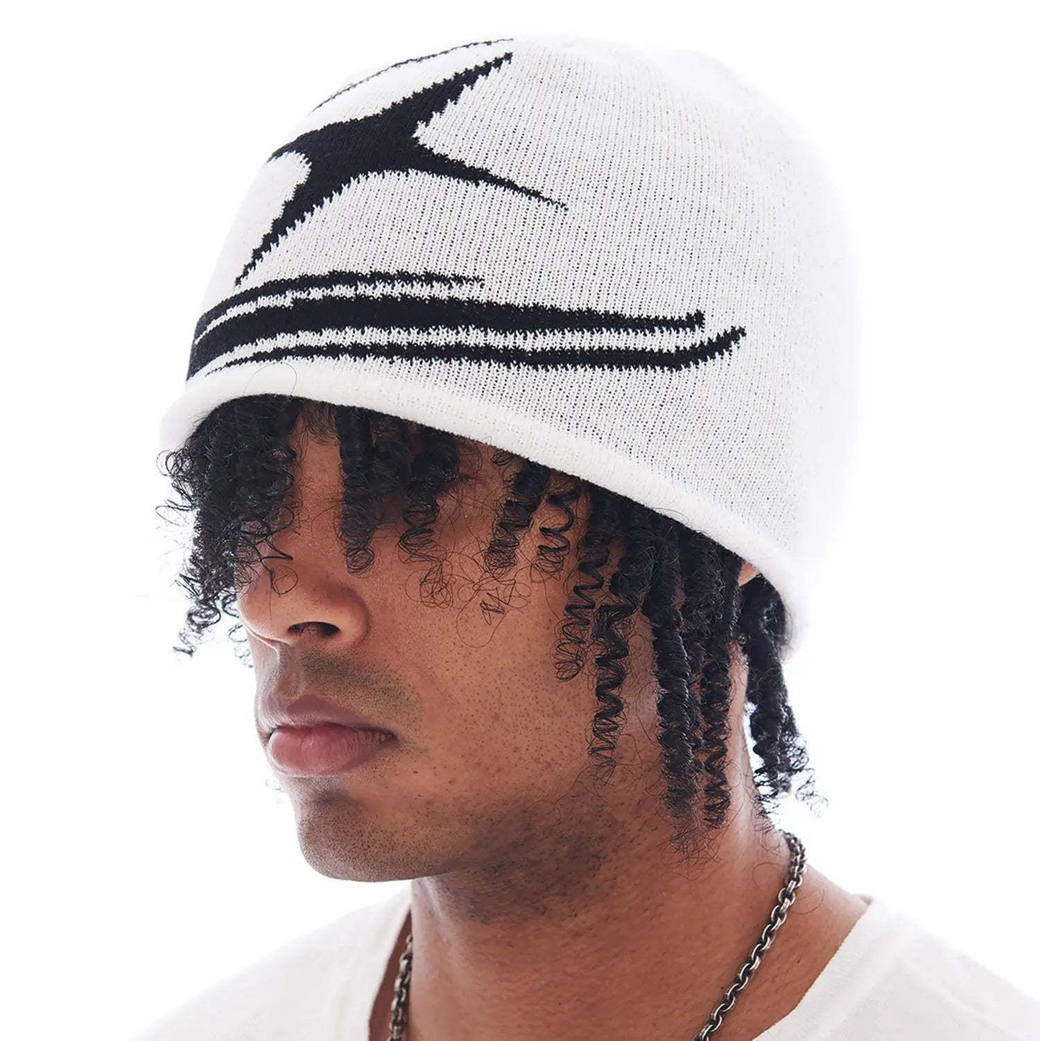 Y2K Summer Star Sky Graphic Beanie