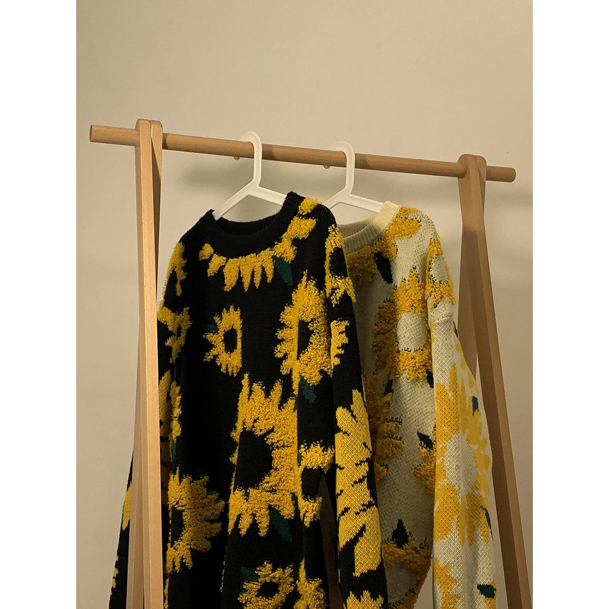 Y2K Sunflower Knitted Sweater