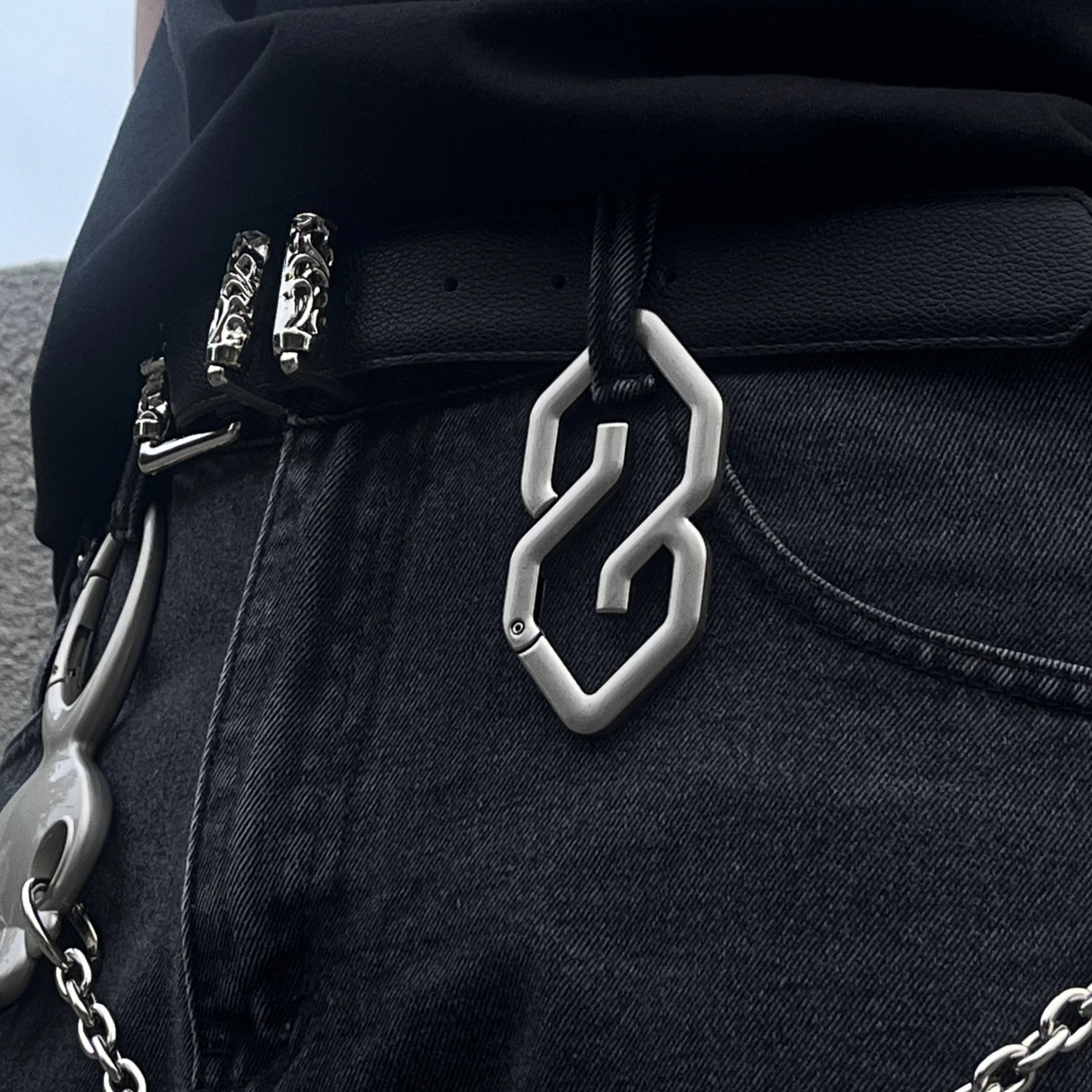 Y2K Super S Belt Loop Carabiner Keychain