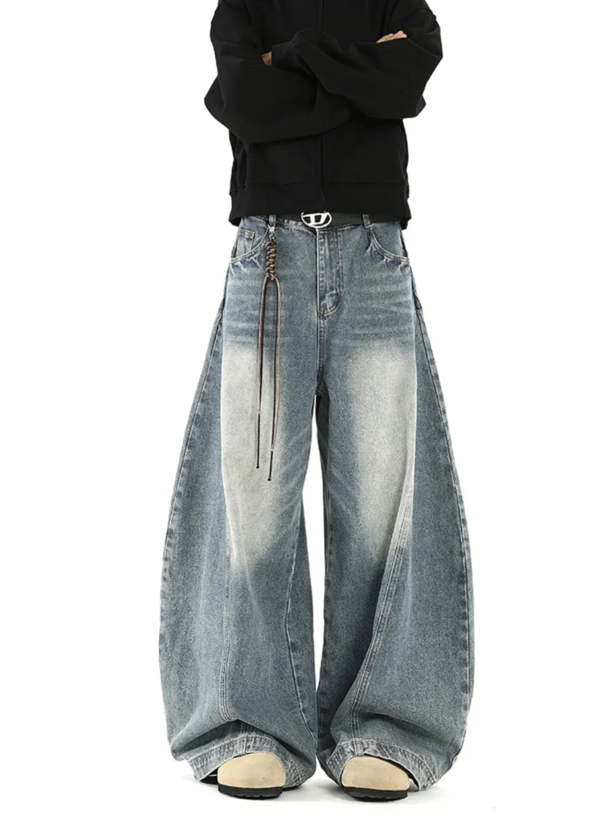 Y2K Super Wide Leg Denim Jeans Y2K Super Wide Leg Denim Jeans