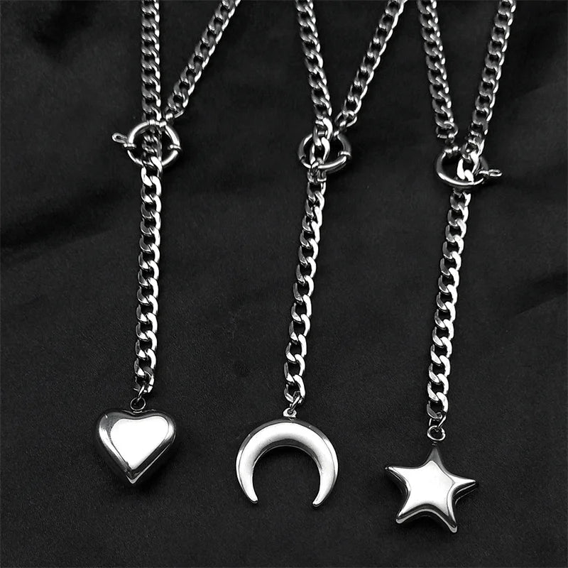 Y2K Symbolic Long Chain Y Necklace