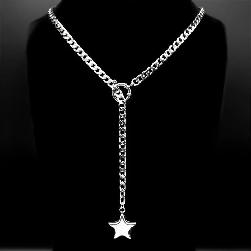 Y2K Symbolic Long Chain Y Necklace