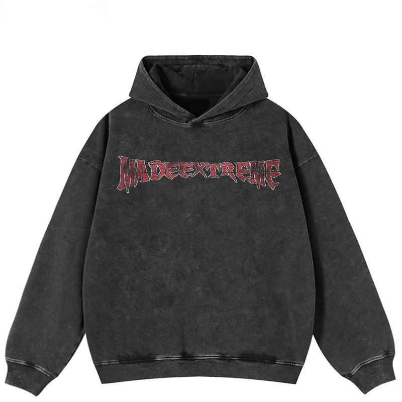 Y2K The Savoir Graphic Black Hoodie