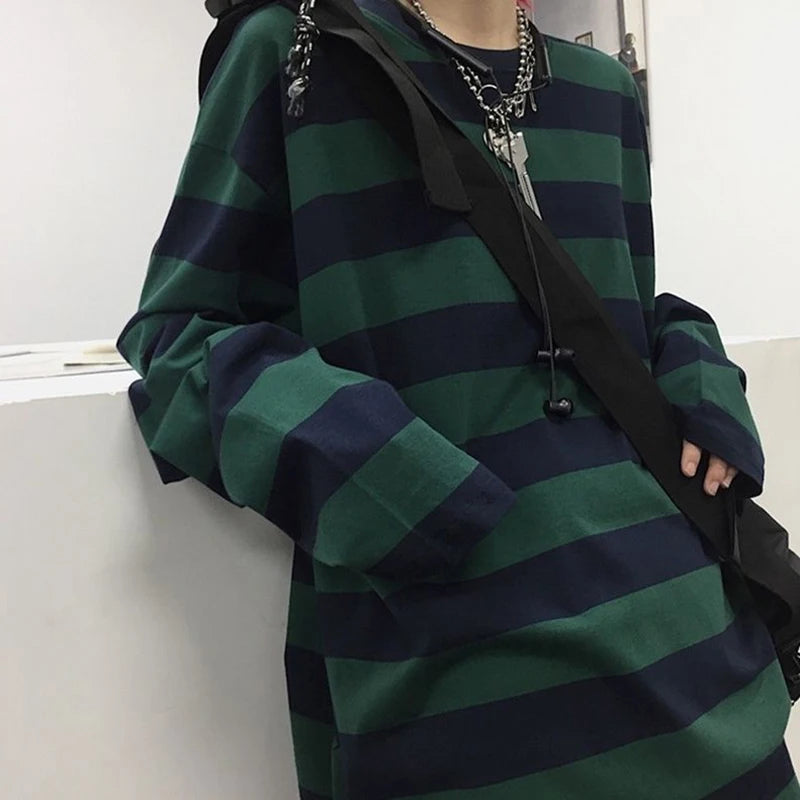 Y2K The Striped Long Sleeve Top