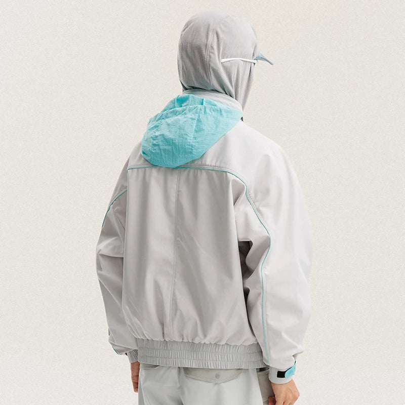 Y2K Track Soft Shell Best Windbreaker Jacket Coat