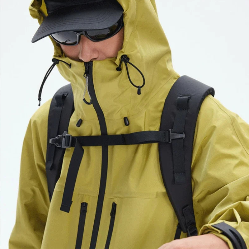 Y2K TripleGuard HardShell Sealed Outdoor Waterproof Jacket Coat