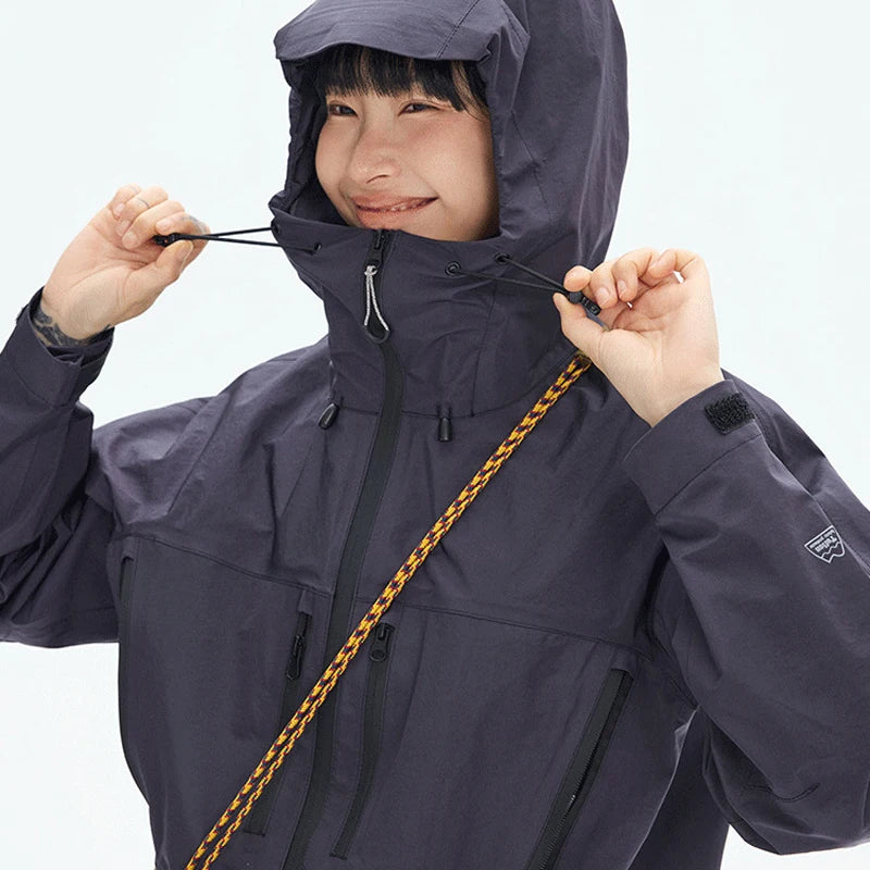 Y2K TripleGuard HardShell Sealed Outdoor Waterproof Jacket Coat