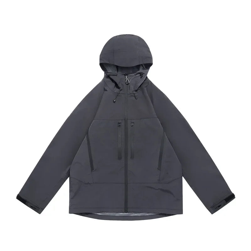 Y2K TripleGuard HardShell Sealed Outdoor Waterproof Jacket Coat