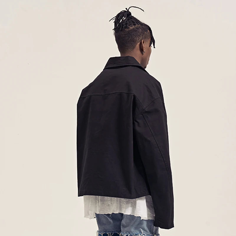Y2K Two Way Zip Up Jacket Coat