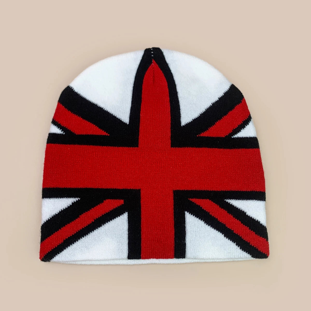 Y2K Union Jack Graphic Beanie