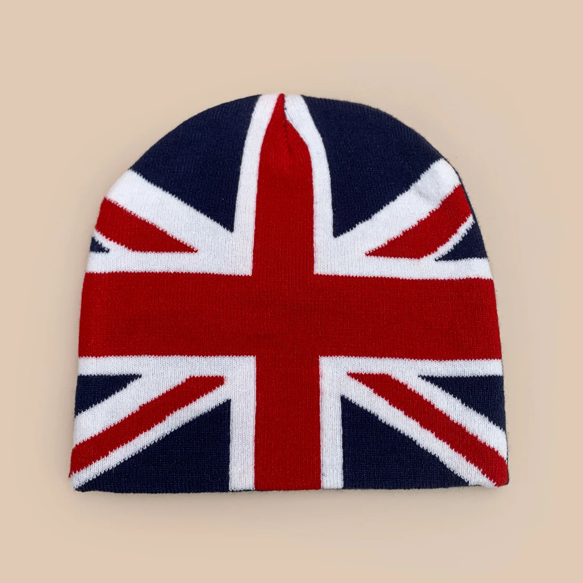 Y2K Union Jack Graphic Beanie