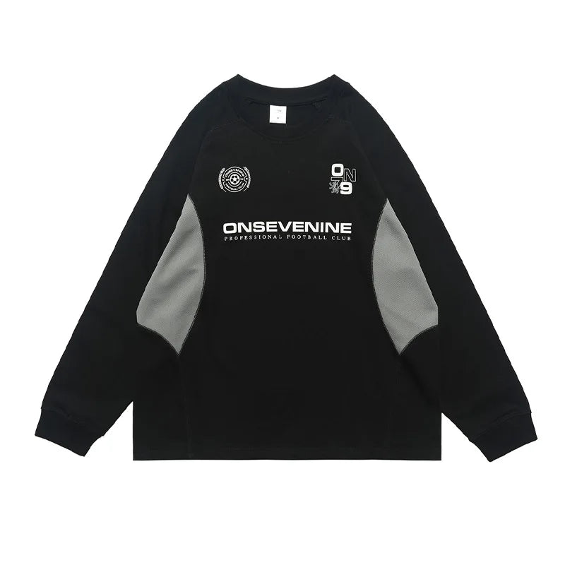 Y2K "United" Graphic Long Sleeve Top