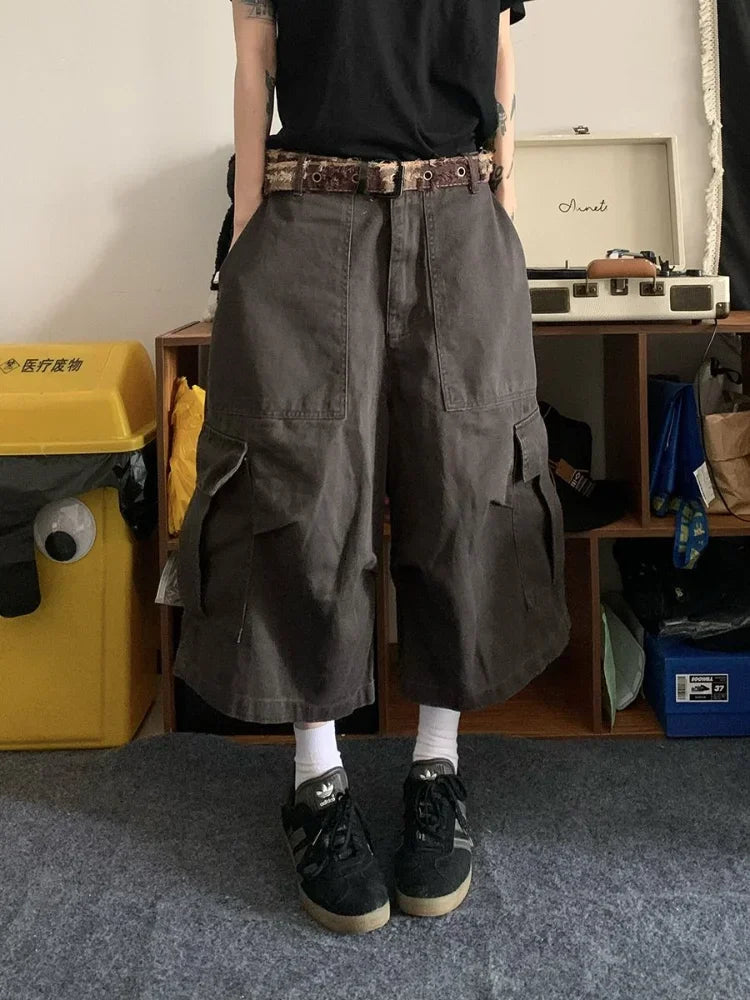 Y2K Vintage Baggy Cargo Shorts Jorts