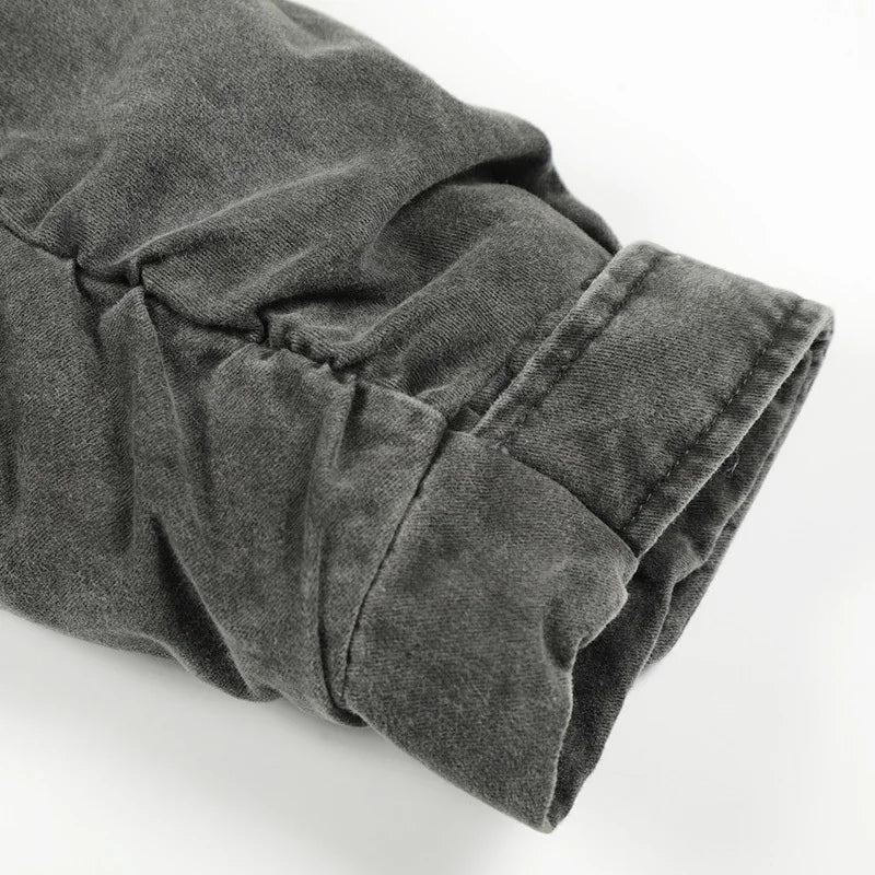 Y2K Vintage Mens Fleece Lined Padded Coat Jacket