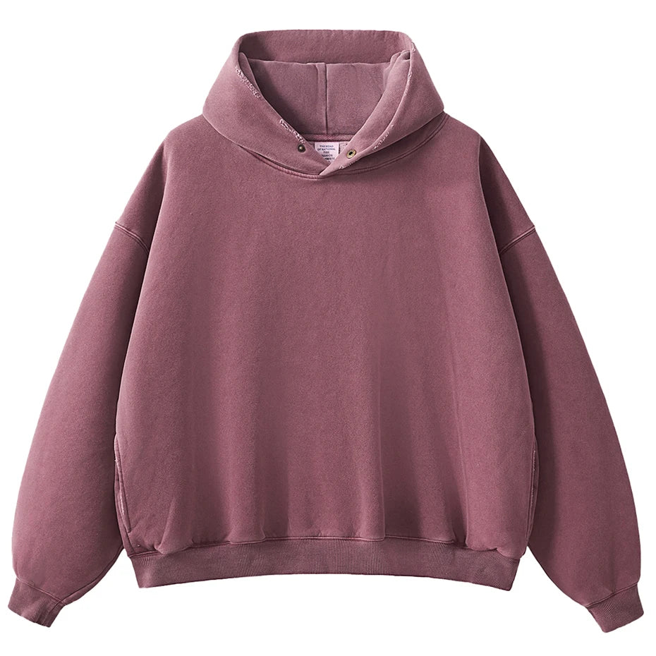 Y2K Vintage Oversized Baggy Plain Hoodie