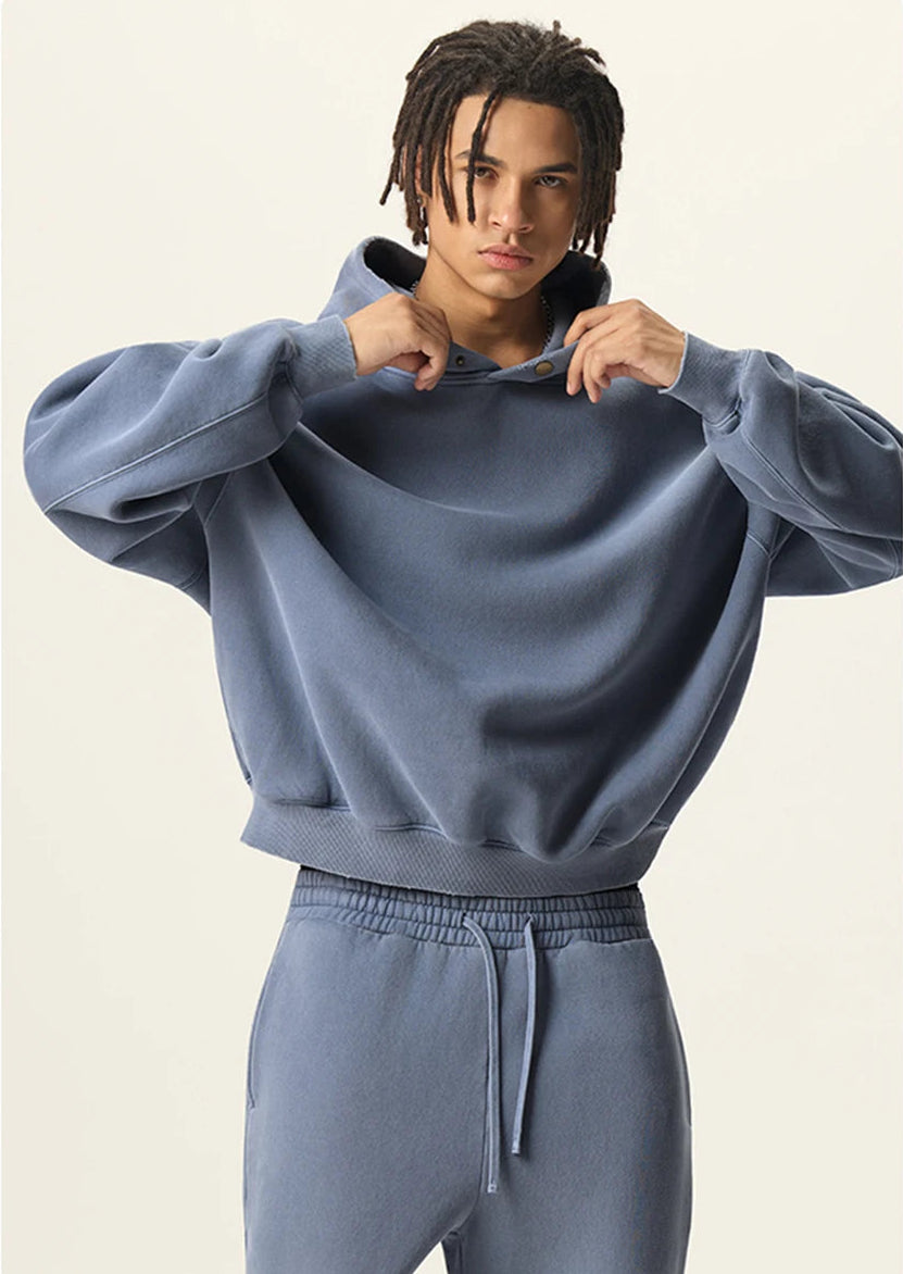 Y2K Vintage Oversized Baggy Plain Hoodie