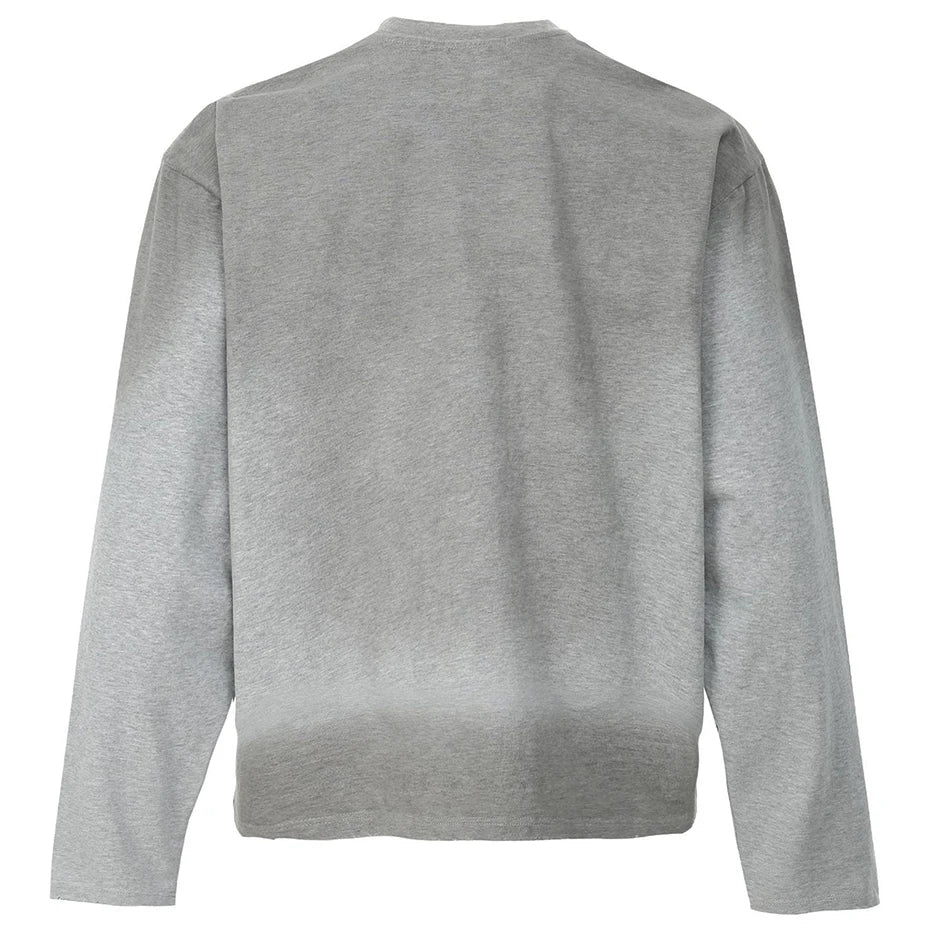 Y2K Vintage Oversized Long Sleeve Top