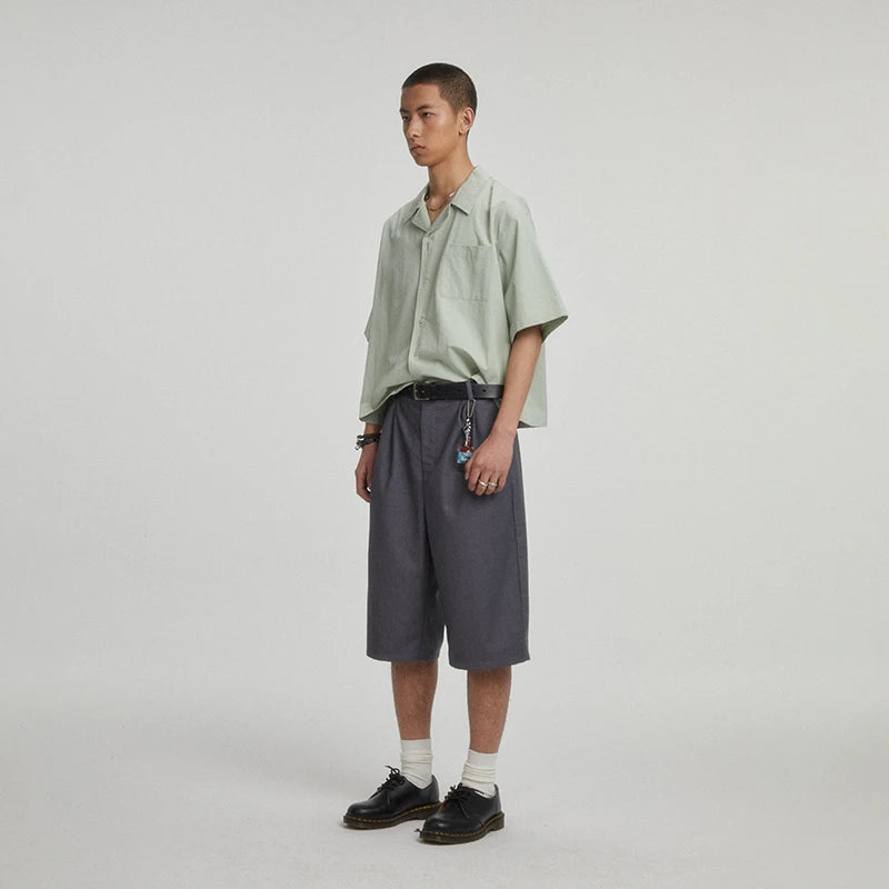 Y2K Vintage Short Sleeve Button Down Shirt