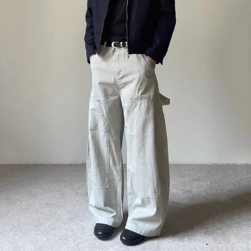Y2K Washed Essentials Carpenter Barrel Jeans